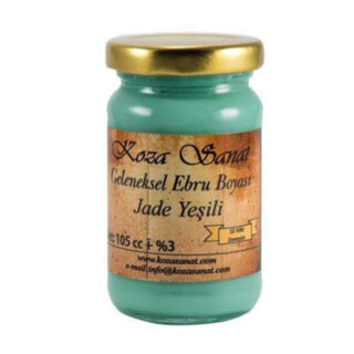 Koza Ezilmiş Ebru Boyası 105cc Pigment Jade Yeşili