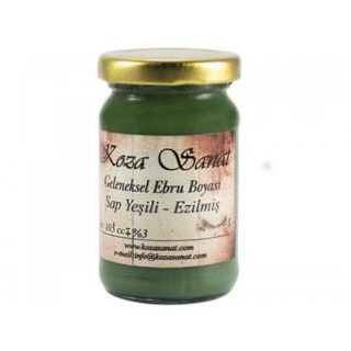 Koza Ezilmiş Ebru Boyası 105cc Sap Yeşil