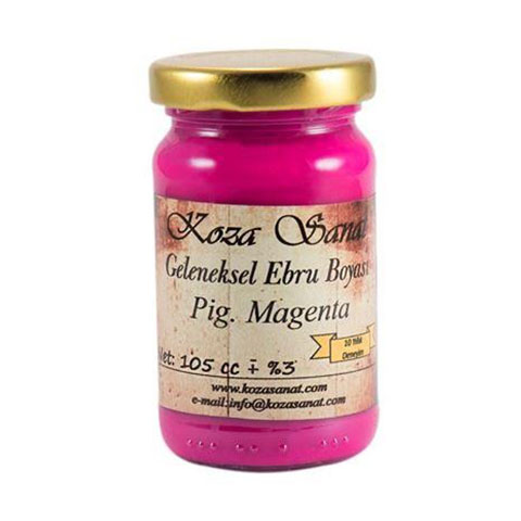 Koza Ezilmiş Ebru Boyası 105cc Pigment Magenta