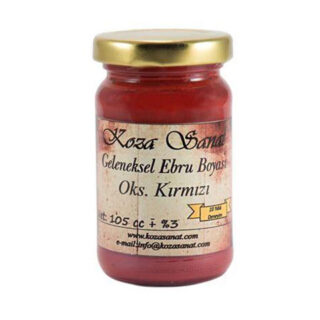 Koza Ezilmiş Ebru Boyası 105cc Oksit Kırmızı