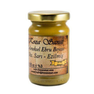 Koza Ezilmiş Ebru Boyası 105cc Oksit Sarı