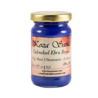 Koza Ezilmiş Ebru Boyası 105cc Pigment Mavi Ultramarine