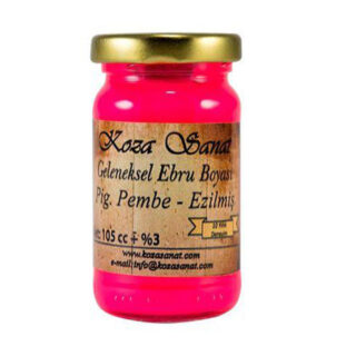 Koza Ezilmiş Ebru Boyası 105cc Pigment Pembe