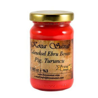 Koza Ezilmiş Ebru Boyası 105cc Pigment Turuncu