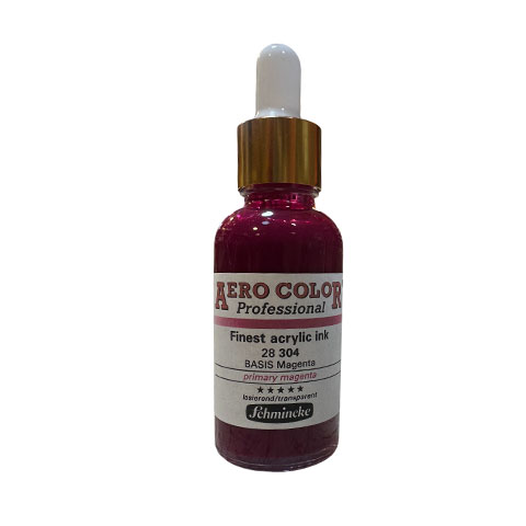 Schmincke Aero Color Akrilik Mürekkep 304 Primary Magenta 30ml Doldurma
