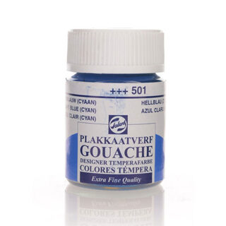 Talens Guaj Boya 16ml 501 Light Blue Cyan