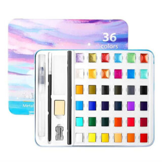 Sulu Boya Seti Yarım Tablet 42 Parça