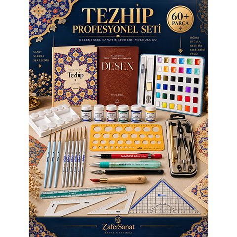 Tezhip Seti Profesyonel Tam Donanımlı